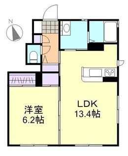 カリーノカーネ C【1階】の間取り