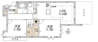 【新築☆旭化成ヘーベルメゾン】パストラル光が丘【1階】の間取り