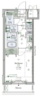 コンシェリア大塚 HILLSIDE SQUARE【3階】の間取り