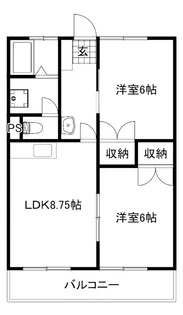 ロビンソンハイツ八千代【3階】の間取り