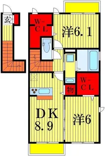 リゾーマ【2階】の間取り