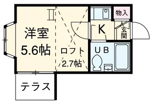 フォレックス鷺沼【1階】の間取り