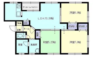 ココア【1階】の間取り