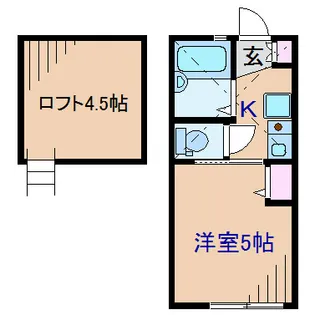 GAヒルズ妙蓮寺A棟【1階】の間取り