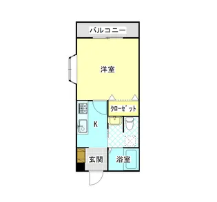 グランビュー前空【2階】の間取り