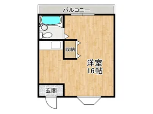ニシオマンション 202【2階】の間取り