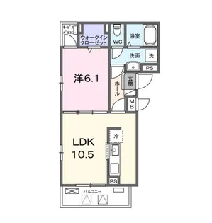 パークガーデン【2階】の間取り