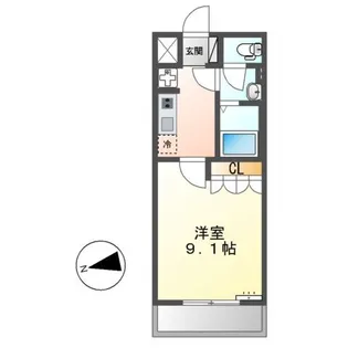 エスタジール【2階】の間取り
