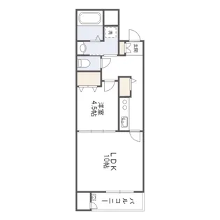 フラワーフェアリ【2階】の間取り