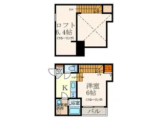 KEE福大前【2階】の間取り