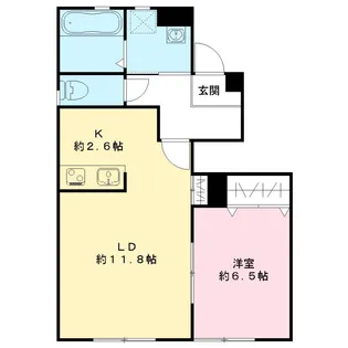 エレガント スカイ【1階】の間取り