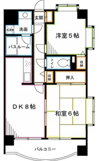 ベル・ヴィベール【2階】の間取り