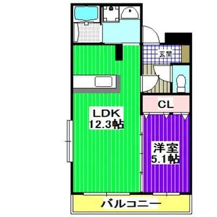 Finestage E.st【1階】の間取り