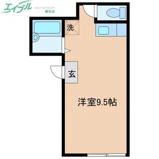 第三修徳コーポ【1階】の間取り