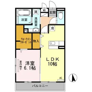 コンフォルト アン【1階】の間取り