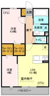 ペイサージュ【2階】の間取り