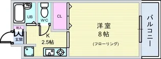 エスポワール西緑丘【2階】の間取り