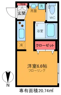 YS Maruceau Kameido【2階】の間取り