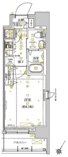 クレイシア王子【8階】の間取り