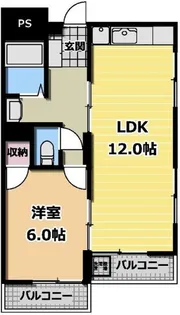パストラル港南中央【2階】の間取り