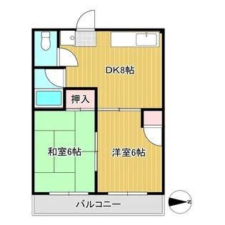 カレント松原【3階】の間取り