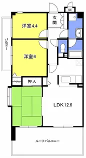 パティオ大宮【7階】の間取り