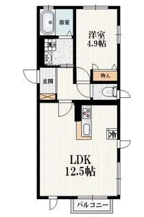 ヴィレッタ【2階】の間取り