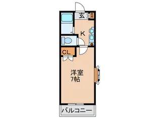 バルコ-ブ光生【6階】の間取り