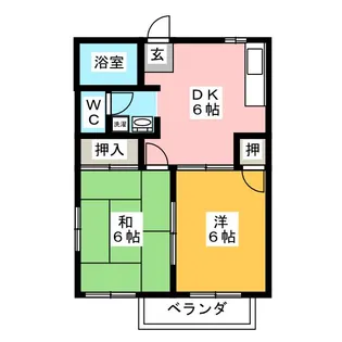 エステート平井【2階】の間取り