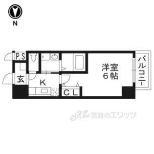 サムパティーク山科【2階】の間取り