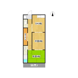 山本コーポ(川崎)【1階】の間取り
