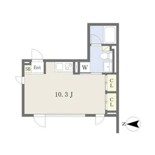 COZY菊井【2階】の間取り