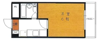 ライフコート清水谷【7階】の間取り