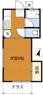 シャトルS【1階】の間取り