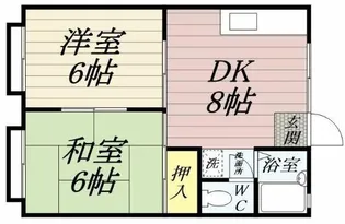 サニーテラス【2階】の間取り