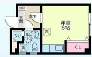 コントレールセンジュベース【2階】の間取り