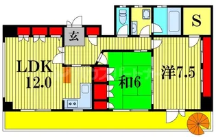 パインコープII【4階】の間取り
