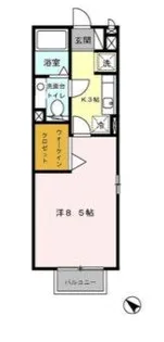 メイクパル【1階】の間取り
