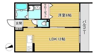 ウィズハイムC【1階】の間取り