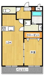 WINDOM中津留【4階】の間取り