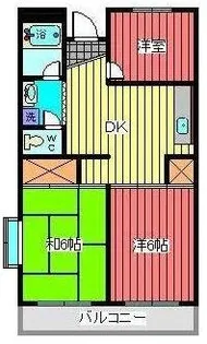 恵ハイツ【3階】の間取り