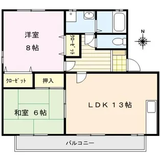パークアベニュー【2階】の間取り