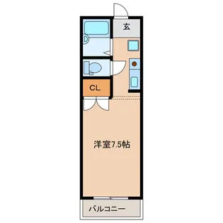 レジーナ海老塚【2階】の間取り