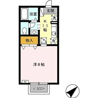 リヴェール【1階】の間取り