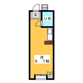 オレンジハウス【1階】の間取り