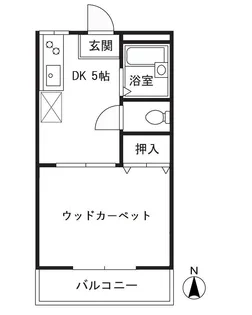 ラ・フォンテーヌ【3階】の間取り