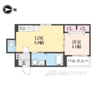 LUANA【2階】の間取り