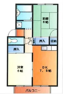 プレジール今嶺 A【1階】の間取り