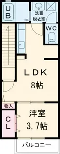 wisteria III【2階】の間取り