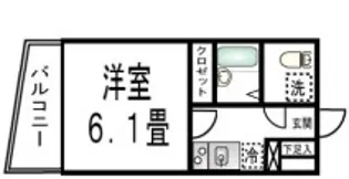 ハーヴェストII【2階】の間取り